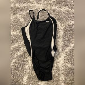 Black sport swimsuit